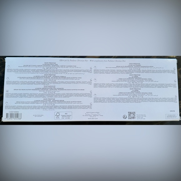 DIOR PRESTIGE LINE 7PC GOLD PIANO SET - Picture 3 of 7